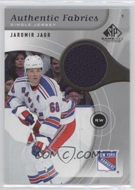 2005-06 SP Game Used Edition - Authentic Fabrics #AF-JJ - Jaromir Jagr