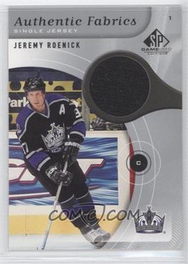 2005-06 SP Game Used Edition - Authentic Fabrics #AF-JR - Jeremy Roenick