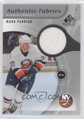 2005-06 SP Game Used Edition - Authentic Fabrics #AF-MP - Mark Parrish