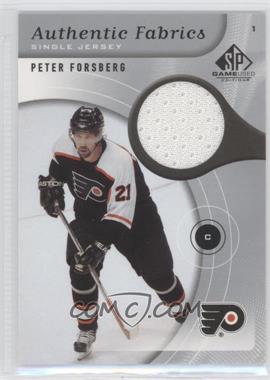 2005-06 SP Game Used Edition - Authentic Fabrics #AF-PF - Peter Forsberg