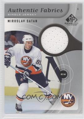 2005-06 SP Game Used Edition - Authentic Fabrics #AF-SA - Miroslav Satan