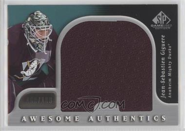 2005-06 SP Game Used Edition - Awesome Authentics #AA-JG - Jean-Sebastien Giguere /100