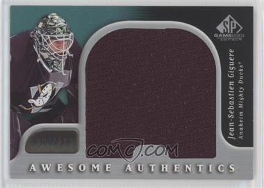 2005-06 SP Game Used Edition - Awesome Authentics #AA-JG - Jean-Sebastien Giguere /100