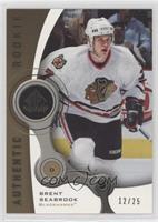 Authentic Rookies - Brent Seabrook #/25