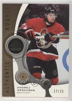 Authentic Rookies - Andrej Meszaros #/25