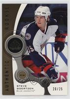 Authentic Rookies - Steve Goertzen #/25