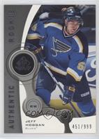 Authentic Rookies - Jeff Hoggan #/999