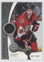 Authentic Rookies - Patrick Eaves #/999