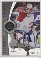 Authentic Rookies - Yann Danis #/999