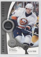 Authentic Rookies - Robert Nilsson #/999