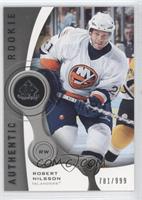 Authentic Rookies - Robert Nilsson #/999