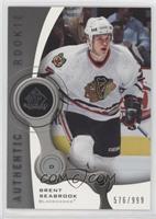 Authentic Rookies - Brent Seabrook #/999