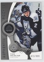 Authentic Rookies - Timo Helbling #/999