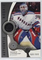 Authentic Rookies - Henrik Lundqvist #/999