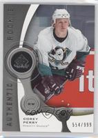 Authentic Rookies - Corey Perry #/999