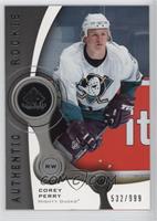 Authentic Rookies - Corey Perry #/999