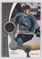 Authentic Rookies - Josh Gorges #/999