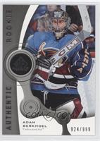 Authentic Rookies - Adam Berkhoel #/999