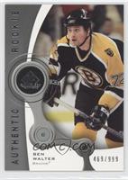 Authentic Rookies - Ben Walter #/999