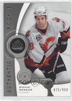 Authentic Rookies - Richie Regehr #/999