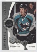 Authentic Rookies - Grant Stevenson #/999