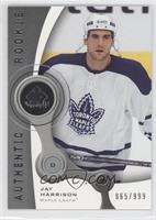 Authentic Rookies - Jay Harrison #/999