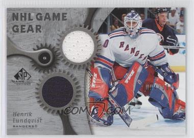 2005-06 SP Game Used Edition - NHL Game Gear #GG-HL - Henrik Lundqvist /100