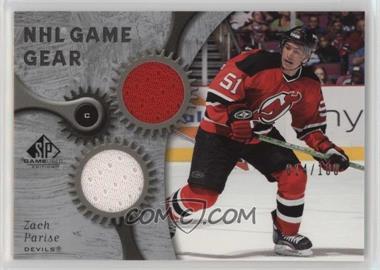 2005-06 SP Game Used Edition - NHL Game Gear #GG-ZP - Zach Parise /100