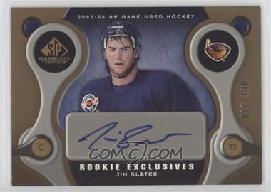 2005-06 SP Game Used Edition - Rookie Exclusives #RE-JS - Jim Slater /100