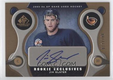 2005-06 SP Game Used Edition - Rookie Exclusives #RE-JS - Jim Slater /100