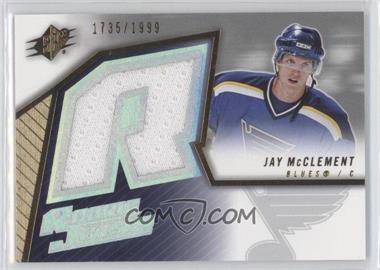 2005-06 SPx - [Base] #135 - Rookie Jersey - Jay McClement /1999