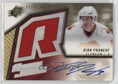 2005-06 SPx - [Base] #164 - Rookie Jersey - Dion Phaneuf /1499