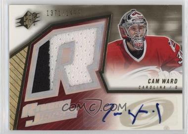 2005-06 SPx - [Base] #166 - Rookie Jersey - Cam Ward /1499