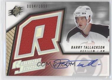 2005-06 SPx - [Base] #235 - Rookie Jersey - Barry Tallackson /1999