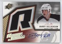 Rookie Jersey - Barry Tallackson #/1,999