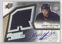 Rookie Jersey - Jeremy Colliton [Noted] #/1,999