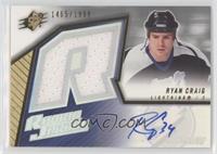 Rookie Jersey - Ryan Craig #/1,999