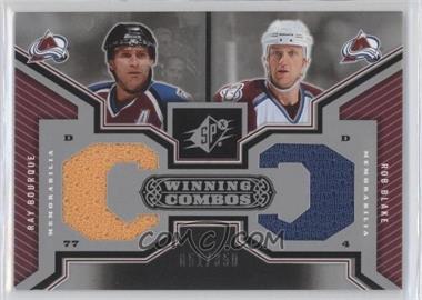 2005-06 SPx - Winning Combos #WC-BB - Ray Bourque, Rob Blake /350