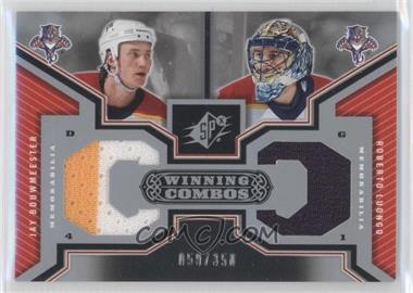 2005-06 SPx - Winning Combos #WC-FL - Jay Bouwmeester, Roberto Luongo /350