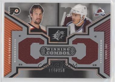 2005-06 SPx - Winning Combos #WC-FS - Peter Forsberg, Joe Sakic /350