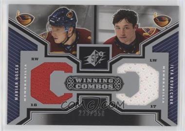 2005-06 SPx - Winning Combos #WC-MI - Marian Hossa, Ilya Kovalchuk /350