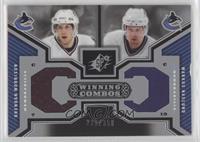 Brendan Morrison, Markus Naslund [EX to NM] #/350