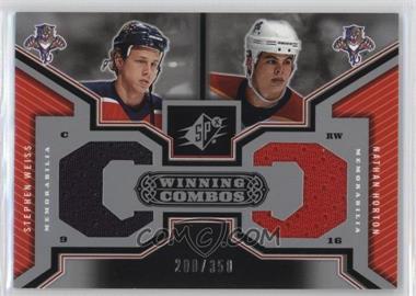 2005-06 SPx - Winning Combos #WC-WH - Stephen Weiss, Nathan Horton /350