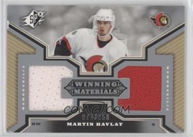 2005-06 SPx - Winning Materials #WM-HV - Martin Havlat /350 [EX to NM]