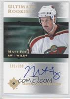 Ultimate Rookies - Matt Foy #/399