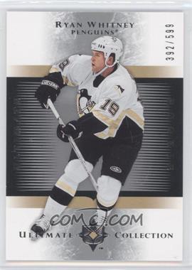 2005-06 Ultimate Collection - [Base] #178 - Ryan Whitney /599