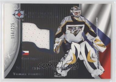 2005-06 Ultimate Collection - National Heroes #NHJ-TV - Tomas Vokoun /225