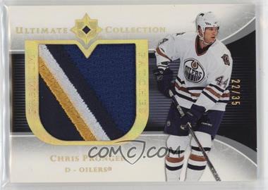 2005-06 Ultimate Collection - Premium Swatches - Patch #PP-CP - Chris Pronger /35