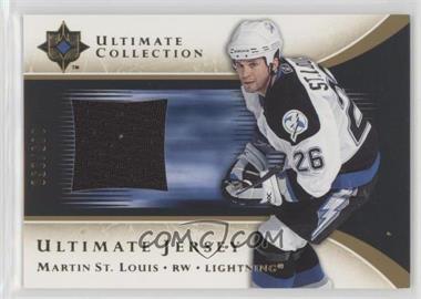 2005-06 Ultimate Collection - Ultimate Jersey #J-MA - Martin St. Louis /250