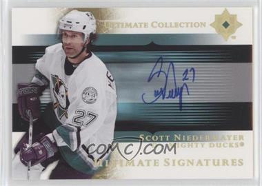 2005-06 Ultimate Collection - Ultimate Signatures #US-SN - Scott Niedermayer